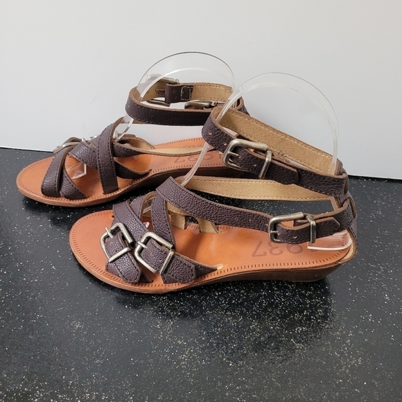 Madewell 1937 Brown Italian Leather Sandals - Picture 5 of 8